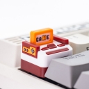 Personalized Keycaps Backlit Creative Miniature Famicom Model for Mechanical Keyboard with MX Switches